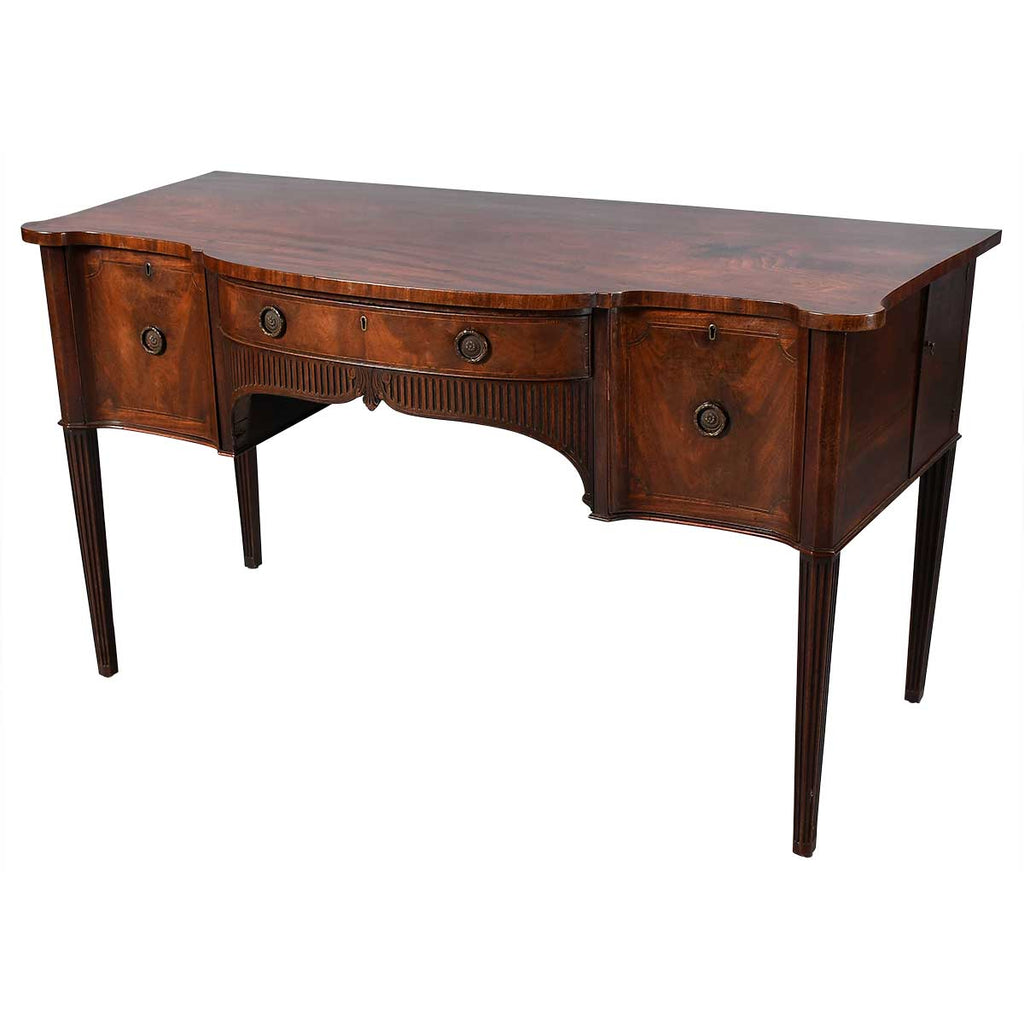 Shaped-Front Gillows Sideboard