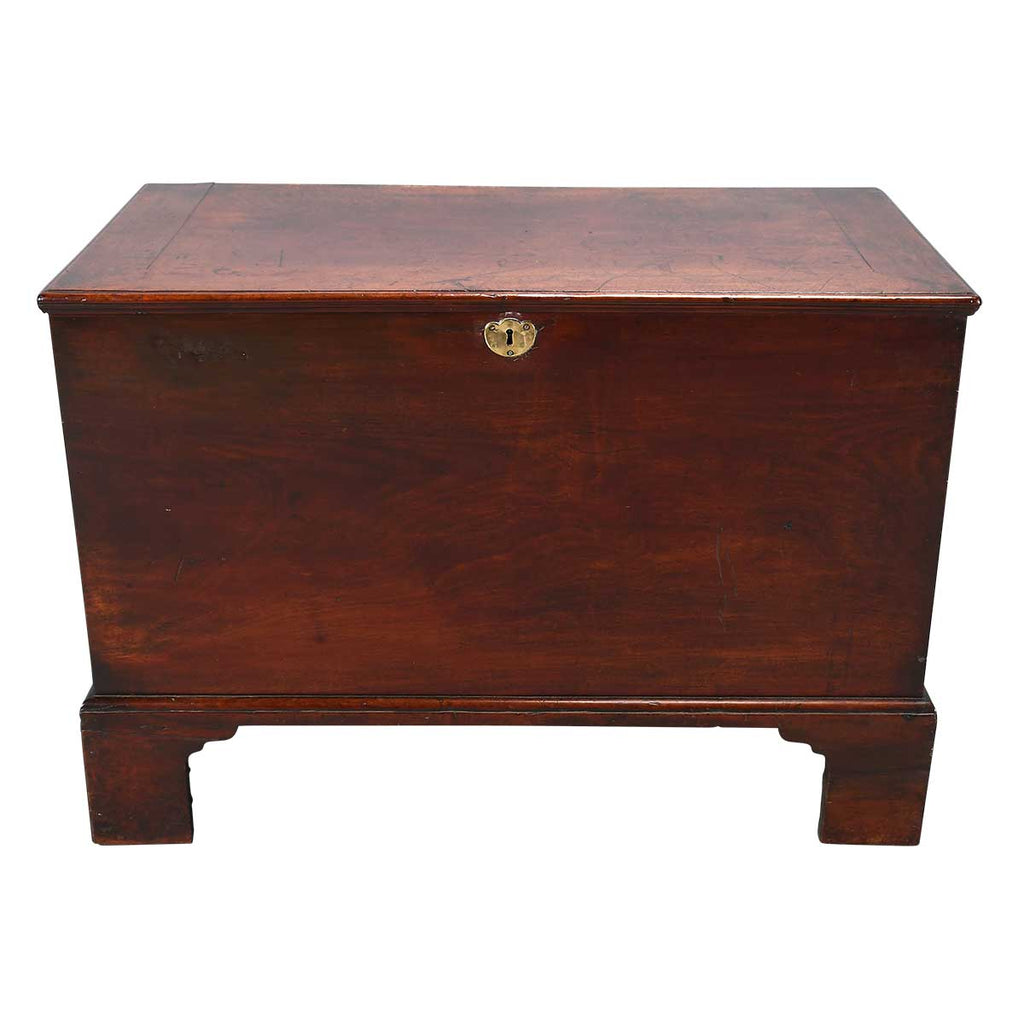 George III Period Mahogany Silver Chest