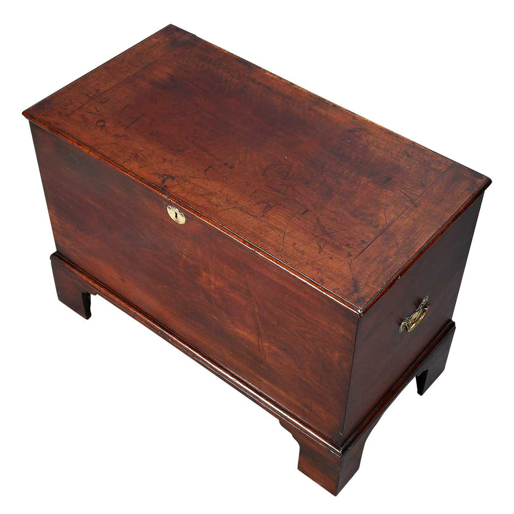 George III Period Mahogany Silver Chest