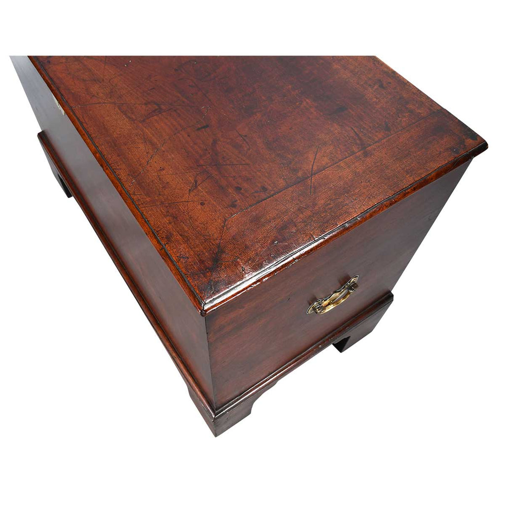 George III Period Mahogany Silver Chest
