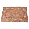 Antique Suzani Embroidery on Olive-colored Ground