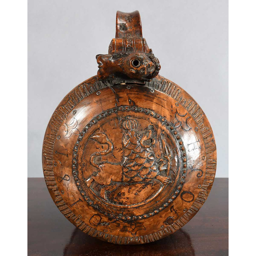 Large Birchwood Tankard