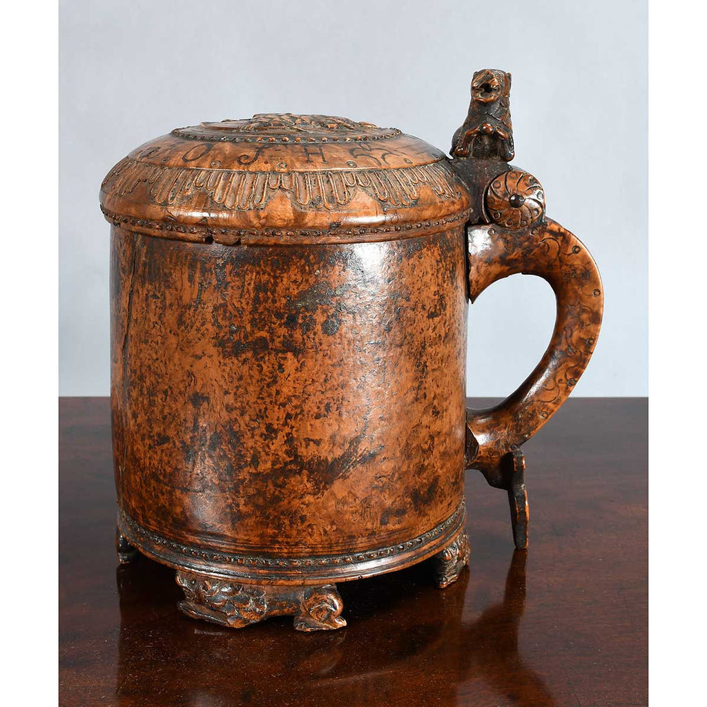 Large Birchwood Tankard