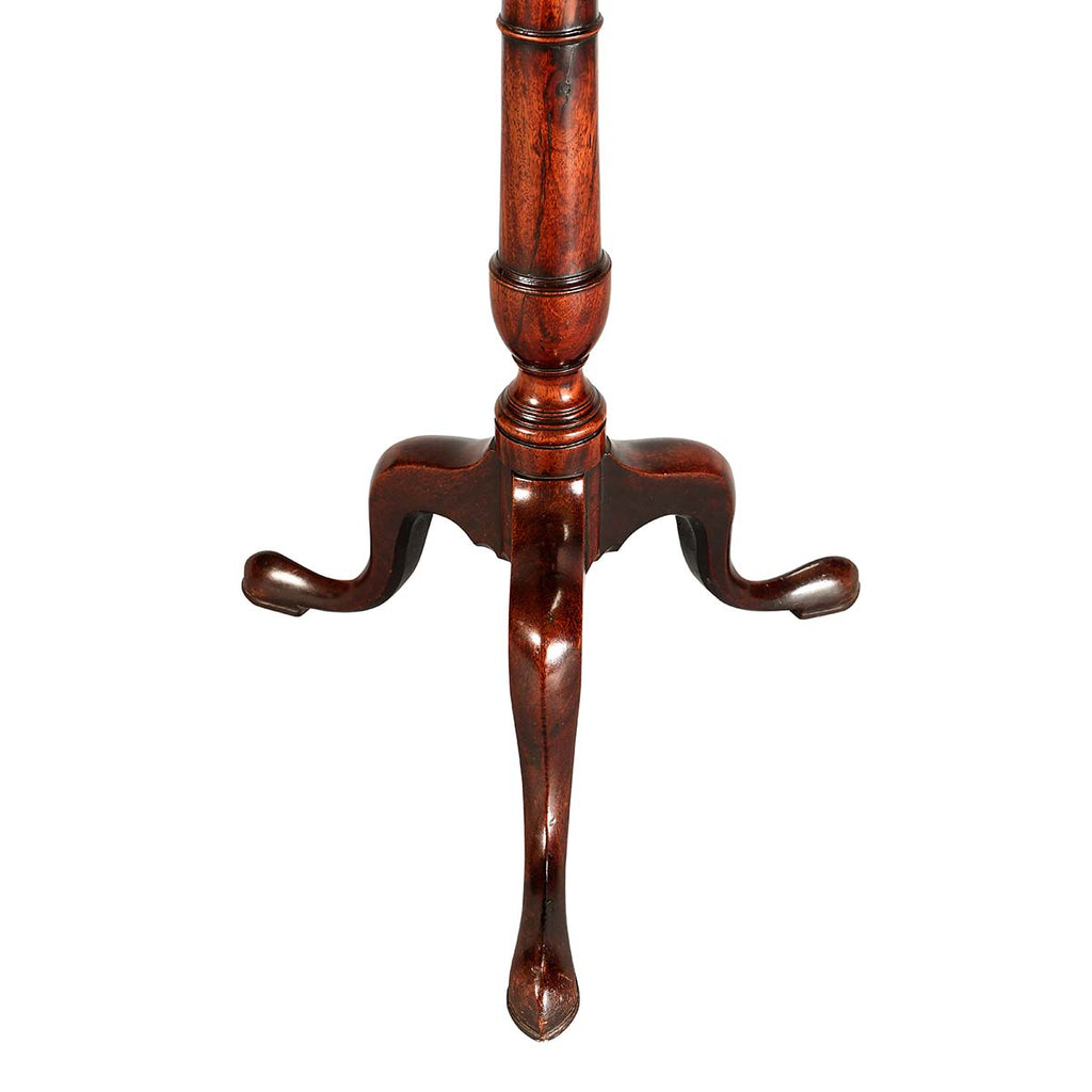 George II Period Mahogany Candlestand with Dished Top - 19.5" diameter