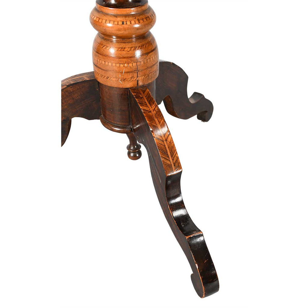 Parquetry Tripod Table