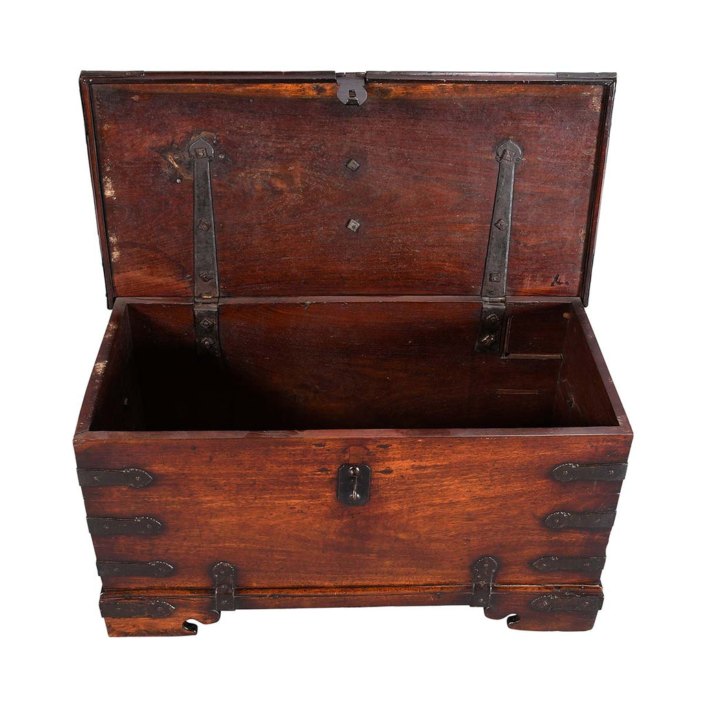 18th Century Iron-Bound Trunk