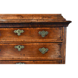 A George I Period Walnut-Veneered Cabinet on Chest