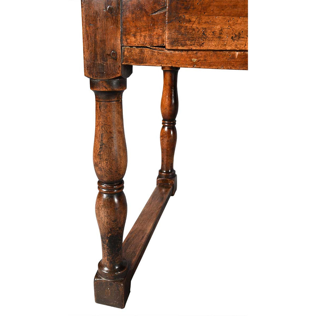 A Large Walnut Center (or Kitchen) Table