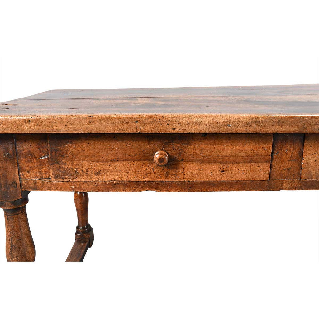 A Large Walnut Center (or Kitchen) Table