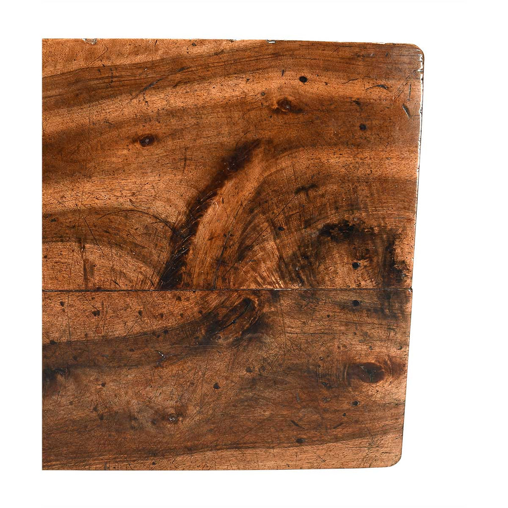 A Large Walnut Center (or Kitchen) Table