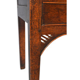 George III Period Oak Dresser and Rack