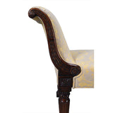 A George III Period Mahogany Window Seat