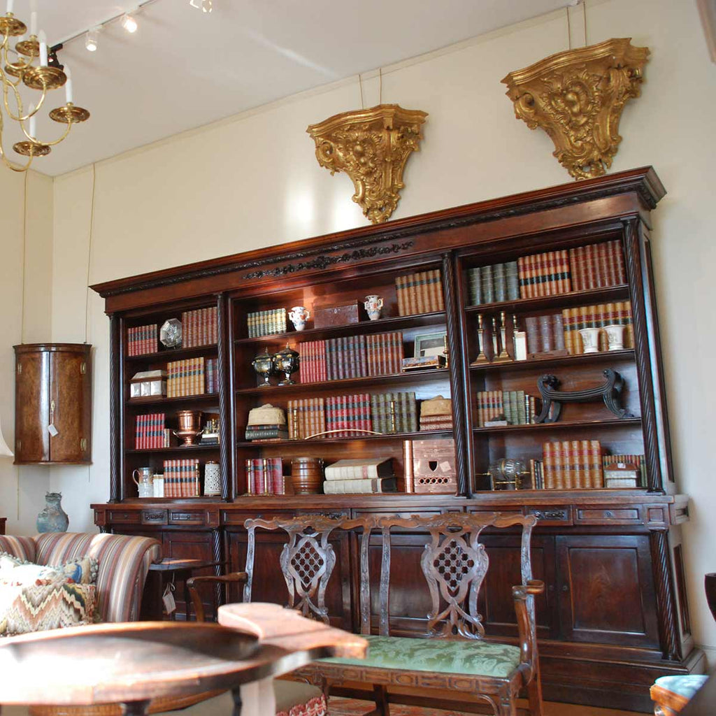 Pair of Massive Italian Gilt Brackets