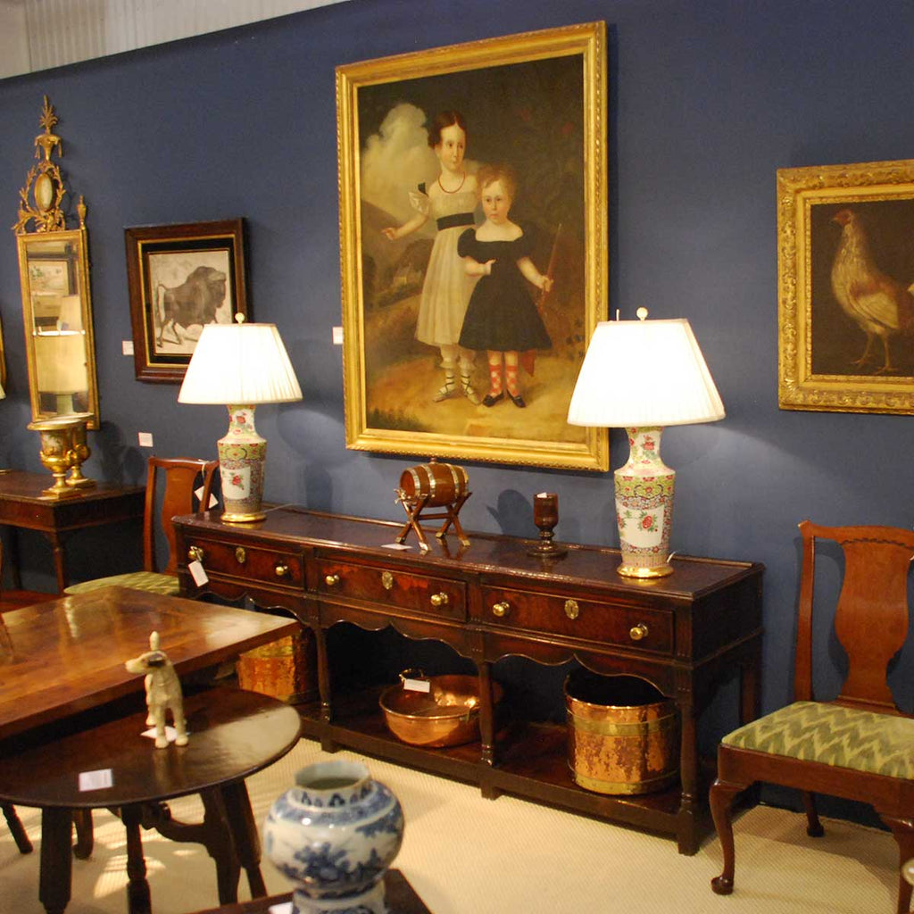 Portrait of Two Children in a Pastoral Landscape