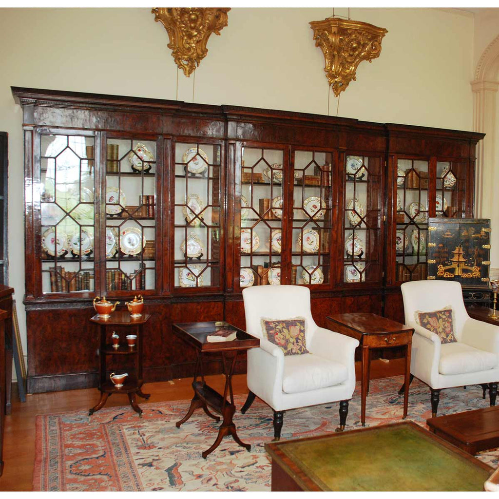 15 1/2' Long Yew Wood Breakfront