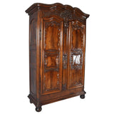 Monumental Louis XV Walnut Armoire