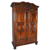 Monumental Louis XV Walnut Armoire