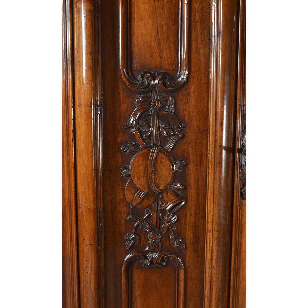 Monumental Louis XV Walnut Armoire