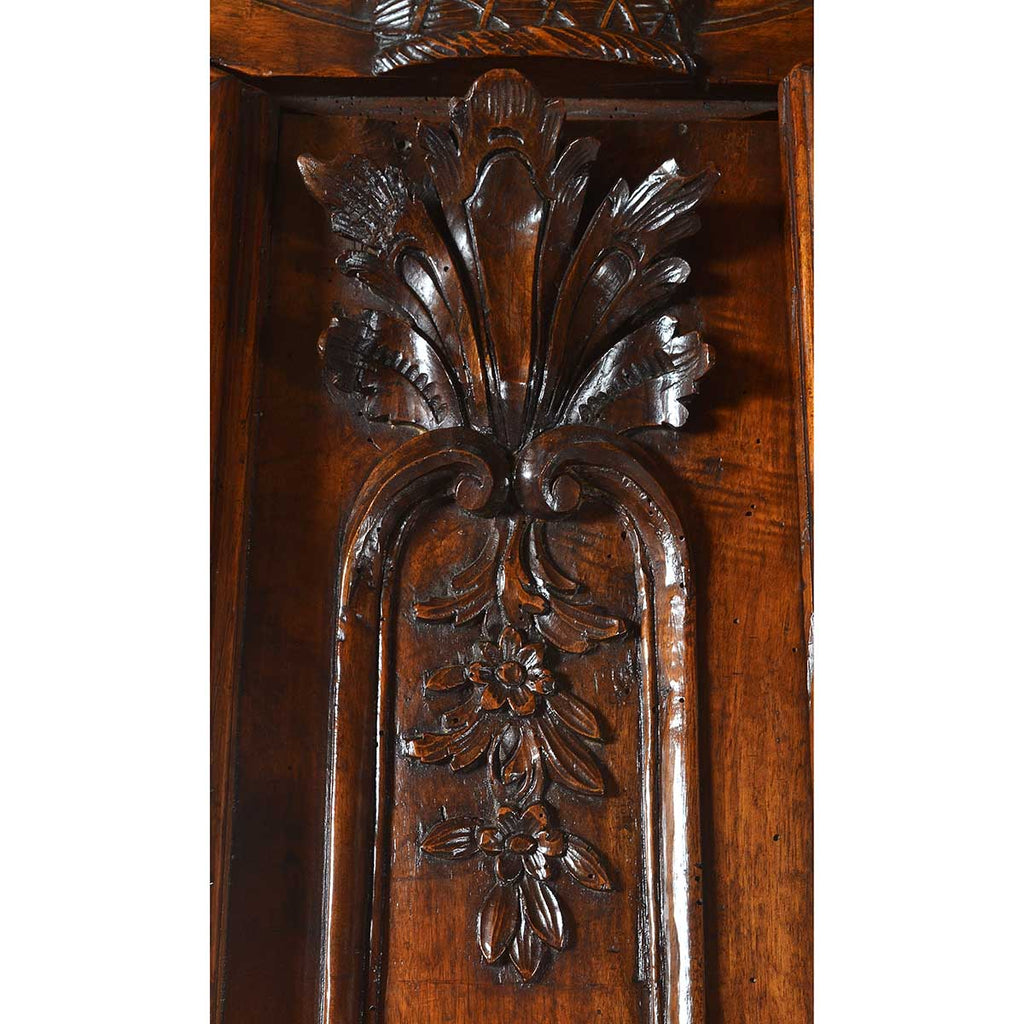 Monumental Louis XV Walnut Armoire