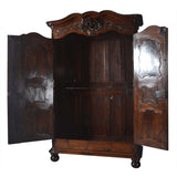 Monumental Louis XV Walnut Armoire