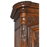 Highly Carved Oak Armoire