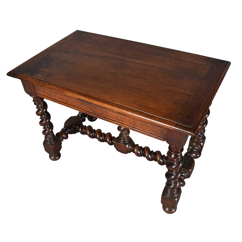 Baroque Period Center Table on Barley Twist Legs