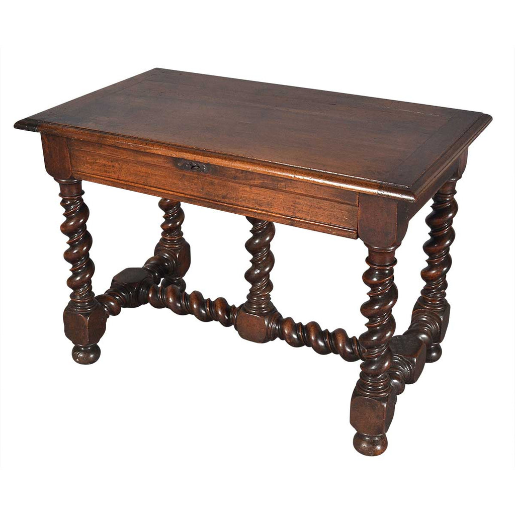 Baroque Period Center Table on Barley Twist Legs