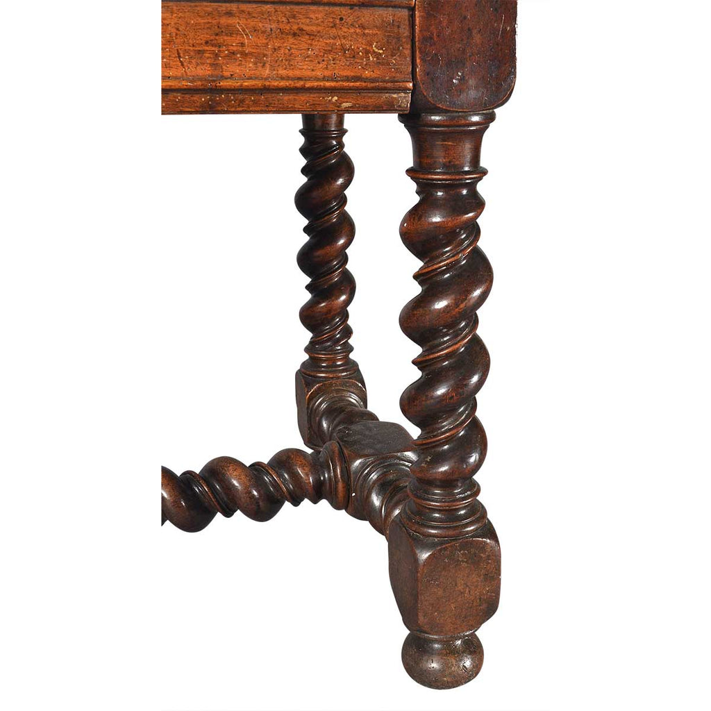 Baroque Period Center Table on Barley Twist Legs