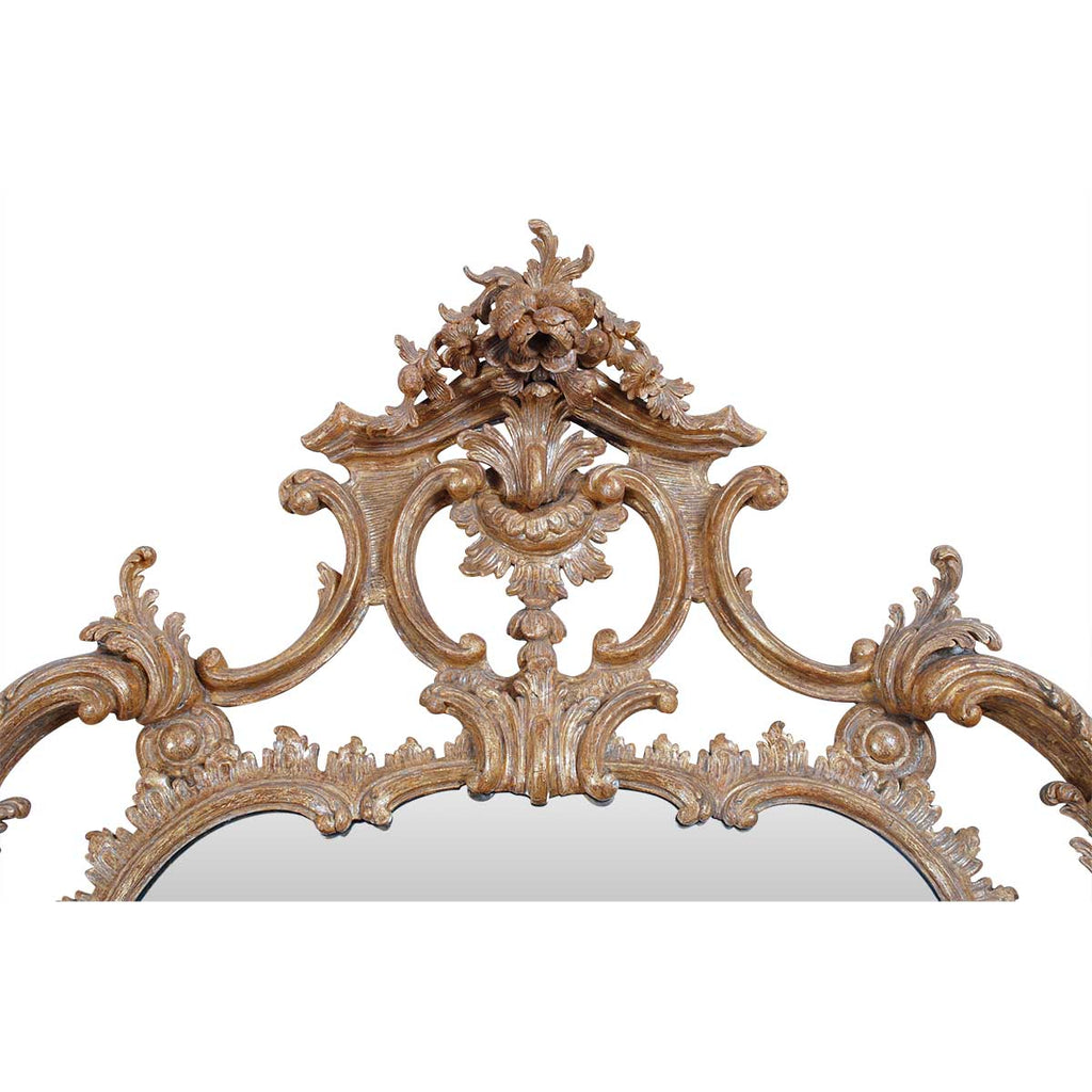 A Large Chippendale Period Pier Mirror