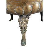 A Very Large Brass and Copper Jardiniere