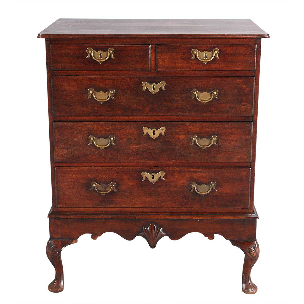 Irish Chest on Stand in Solid Walnut