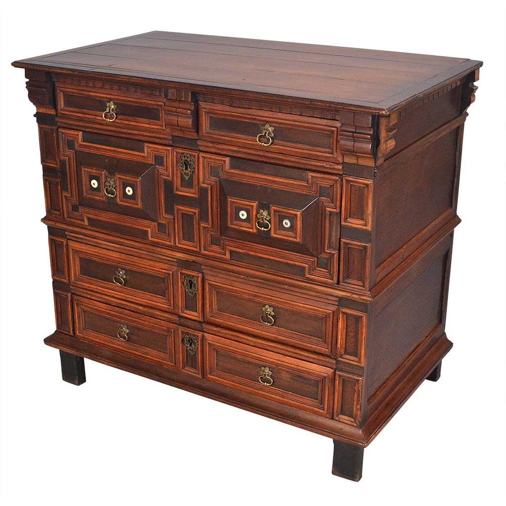 Molded Front Chest in Cedar and Snakewood