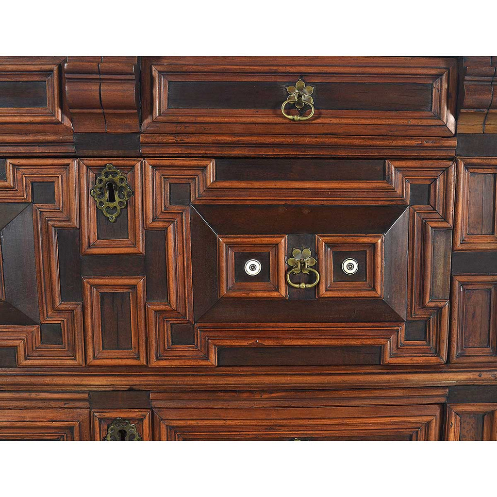 Molded Front Chest in Cedar and Snakewood