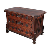 Italian Molded-Front Three-Drawer Commode