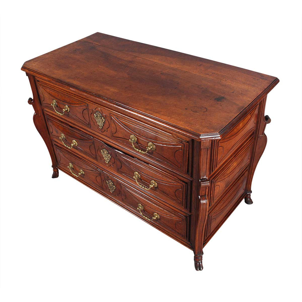 A Walnut Commode on Hoof Feet