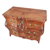 Boldly Shaped French Walnut Commode