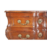 Boldly Shaped French Walnut Commode