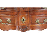 Boldly Shaped French Walnut Commode