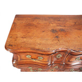 Boldly Shaped French Walnut Commode