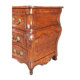 Boldly Shaped French Walnut Commode