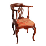 Fruitwood and Elm Corner Chair