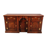 Oak Dresser with Recessed Center