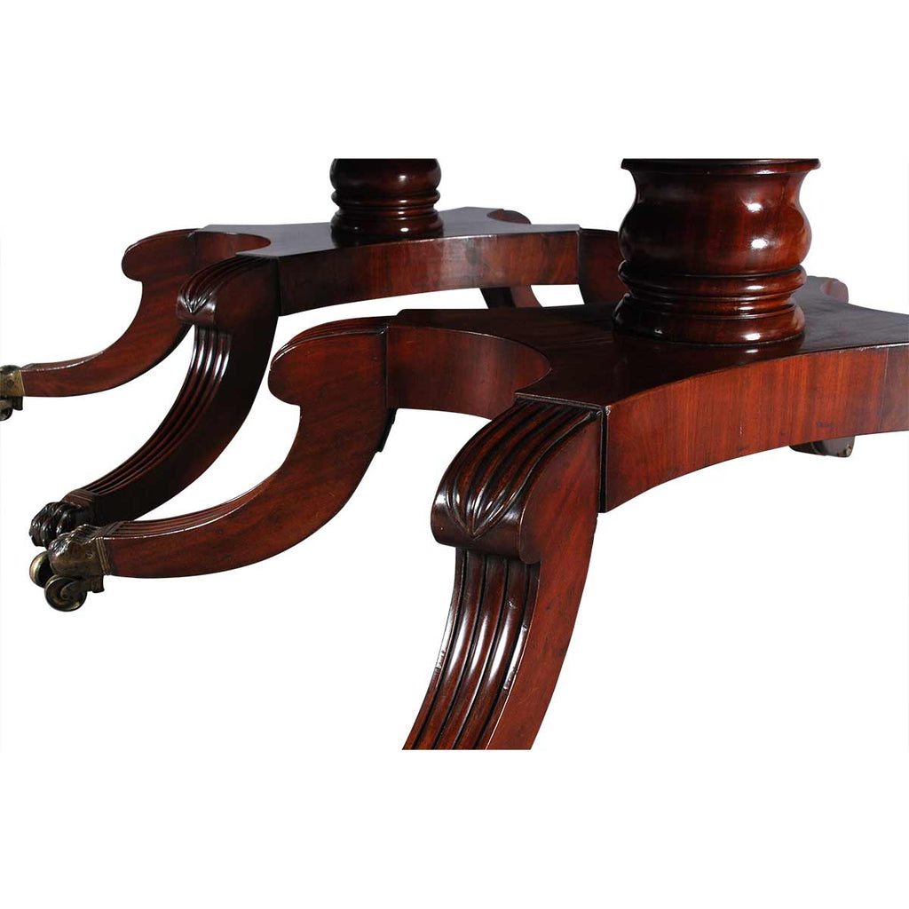 Two Pillar Extending Dining Table