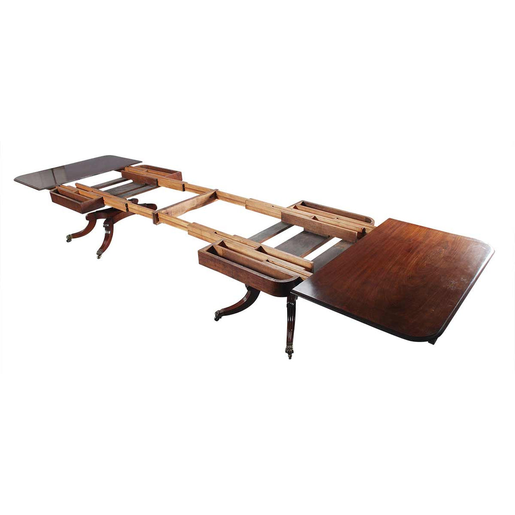 Two Pillar Extending Dining Table