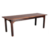 Oak Farm Table-85.5" x 31"