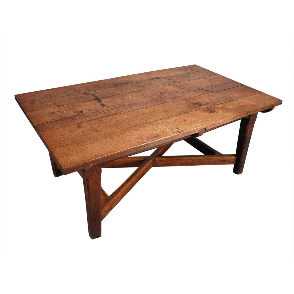 An Arts and Crafts Period Oak Farm Table