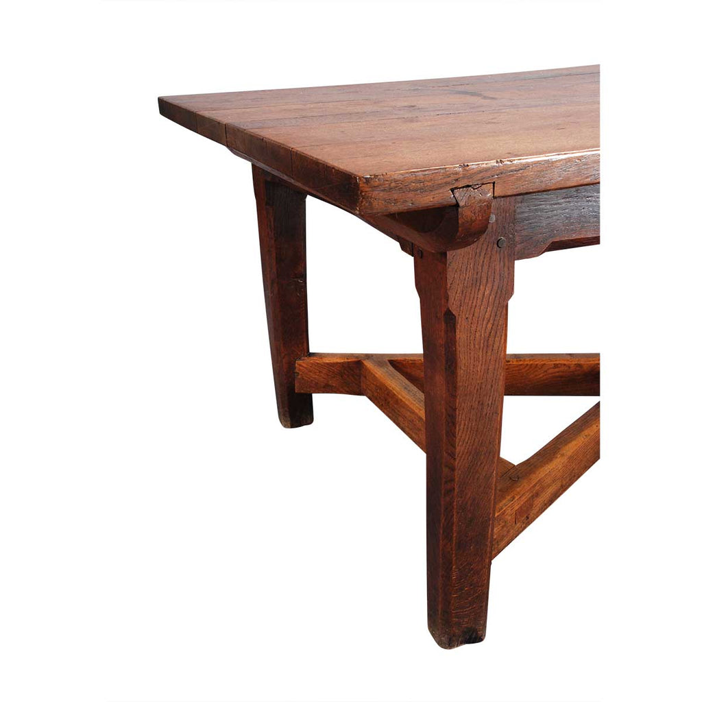 An Arts and Crafts Period Oak Farm Table