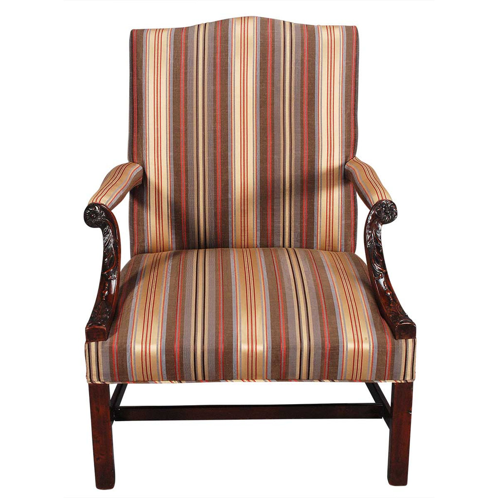 Chippendale Period Mahogany Gainsborough Chair