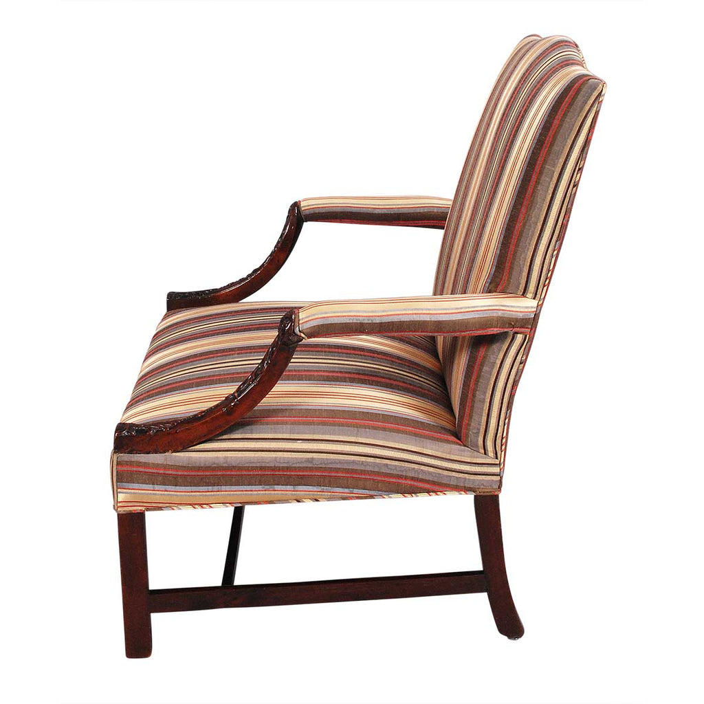 Chippendale Period Mahogany Gainsborough Chair