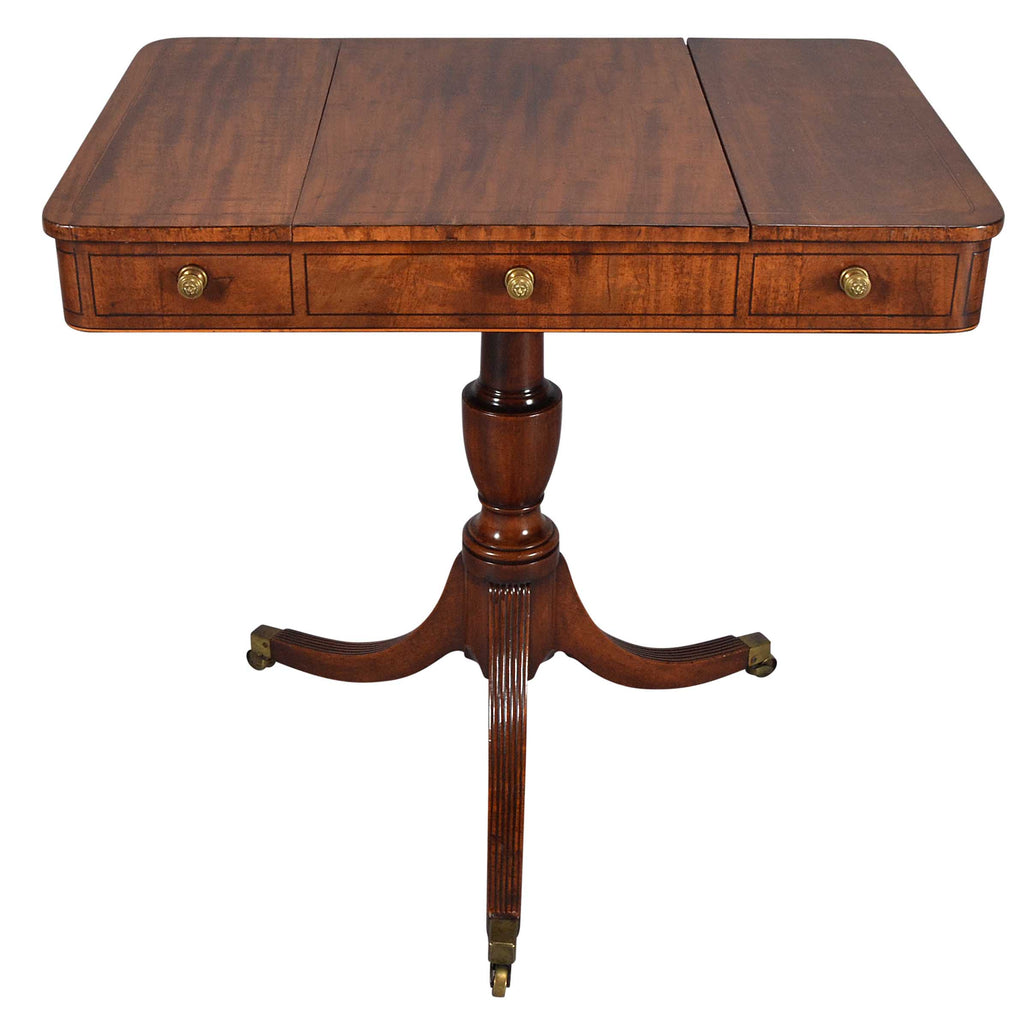 Sheraton Period Mahogany Games Table